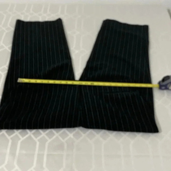 JMS Women's Dress Pant Black Striped Zip Button Size 16W - Picture 6 of 8